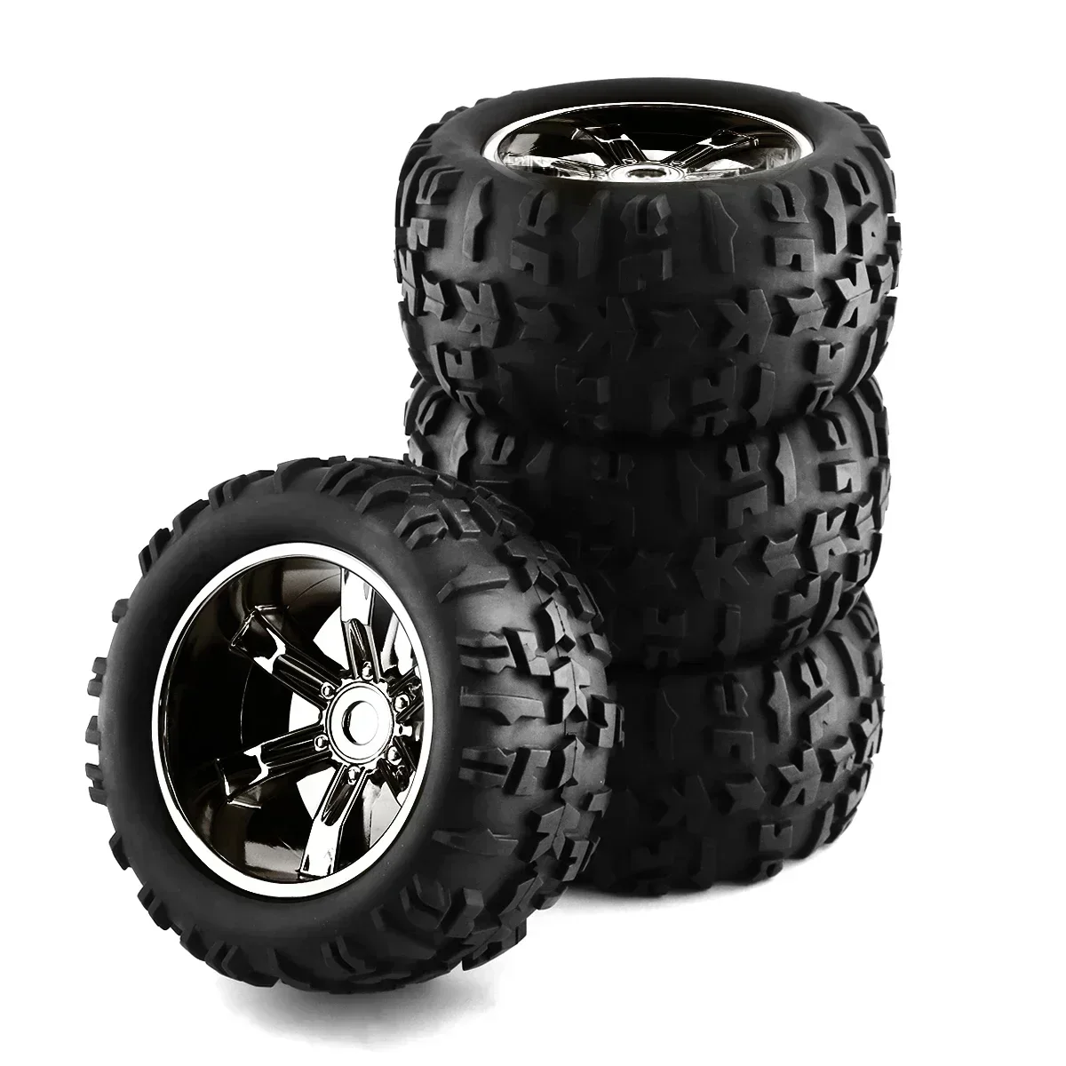 4 قطعة 1/8 عربات التي تجرها الدواب الإطارات 156 مللي متر عجلة 17 مللي متر عرافة ل Losi LMT Arrma Kraton Trxs Maxx E-Revo Kyosho USA-1 شاحنة كبيرة ترقية أجزاء #4