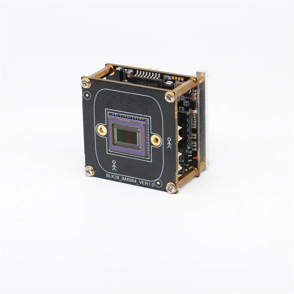SIP-K664K5 Double IP Camera Board H.265 Starlight IMX664+Hi3519DV500 4MP 60fps 2.5Tops AI ISP