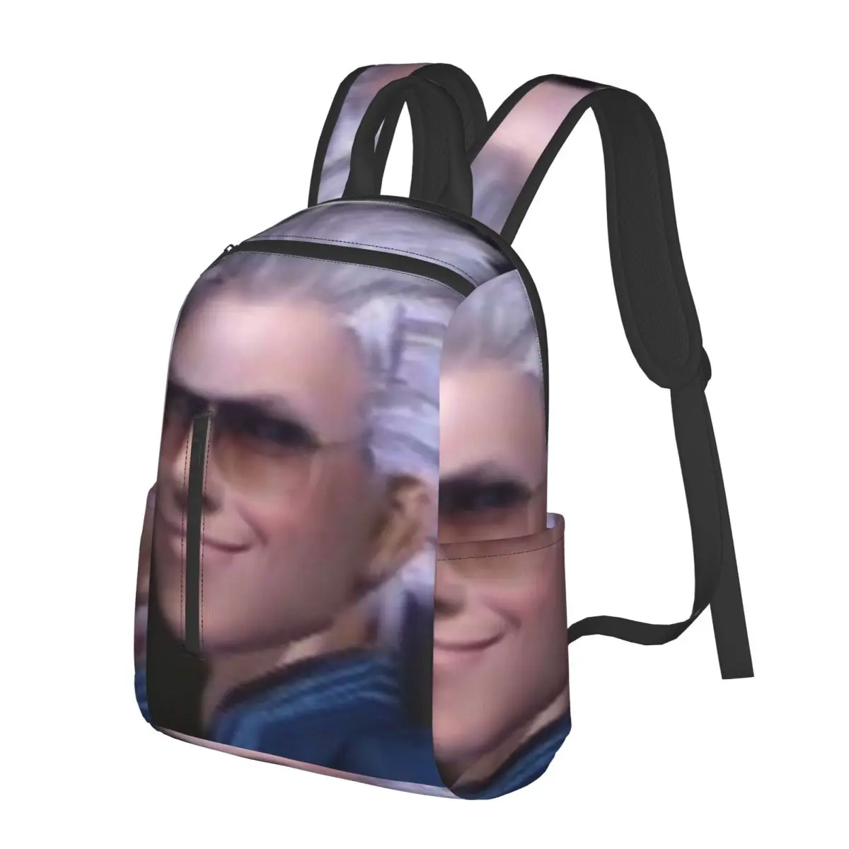 Vergil From The Devil May Cry Seri Student Backpack School Bag Hiking Travel Daypack for Boys Girls Bookbag Shoulder Bags