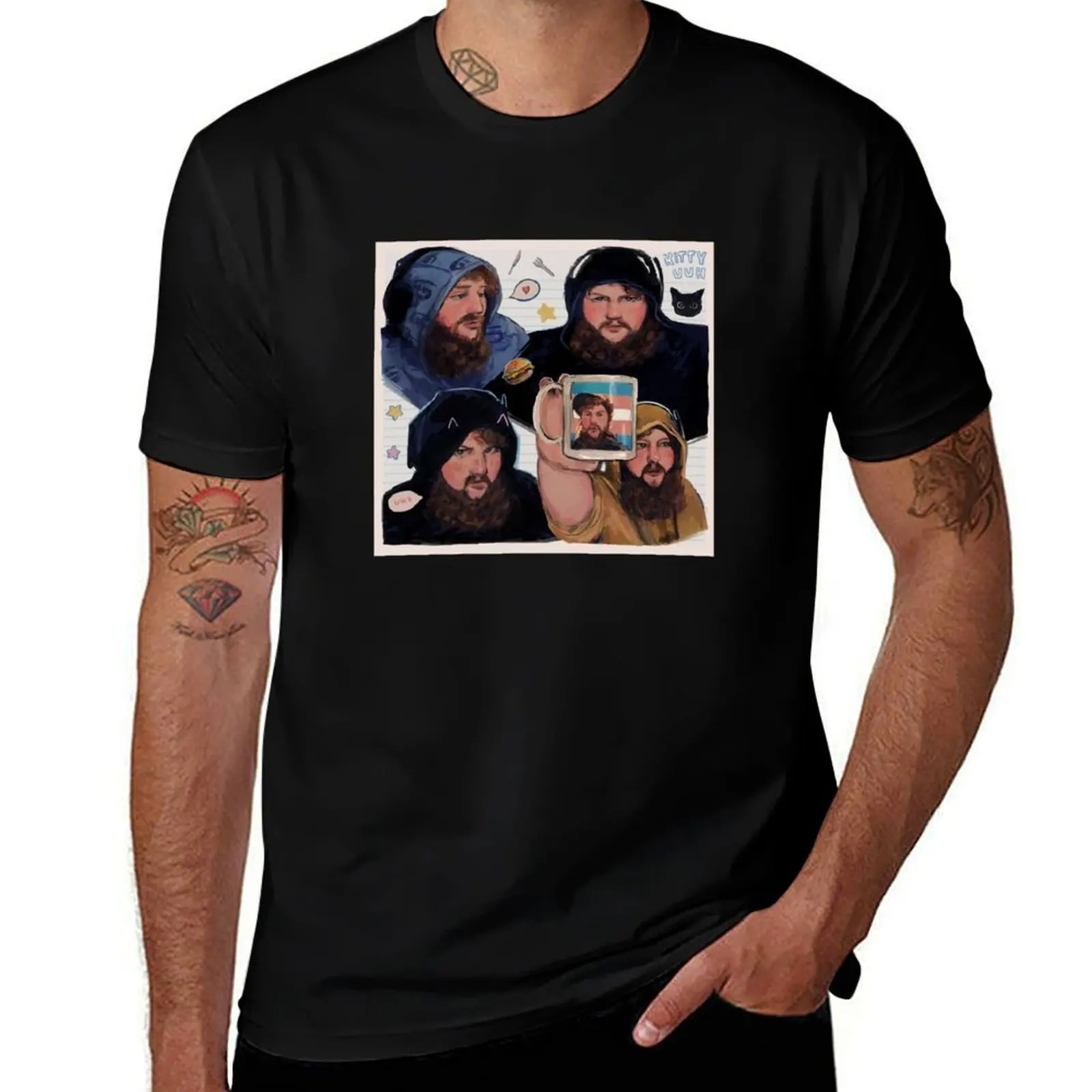 

Caseoh T-Shirt man t shirt cotton high quality funny t shirts cotton