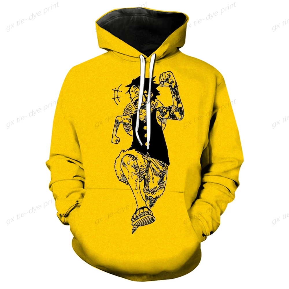 ONE PIECE Luffy Zoro Nami Robin Hoodies 3D Print Fashion Casual Men's and Women pullover