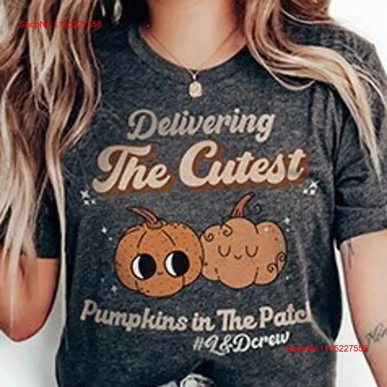 Halloween Labor And Delivery Nurse T Shirt L D Fall Pumpkins Doula Spooky Season Birthday Specialist Midwife vintage Washed