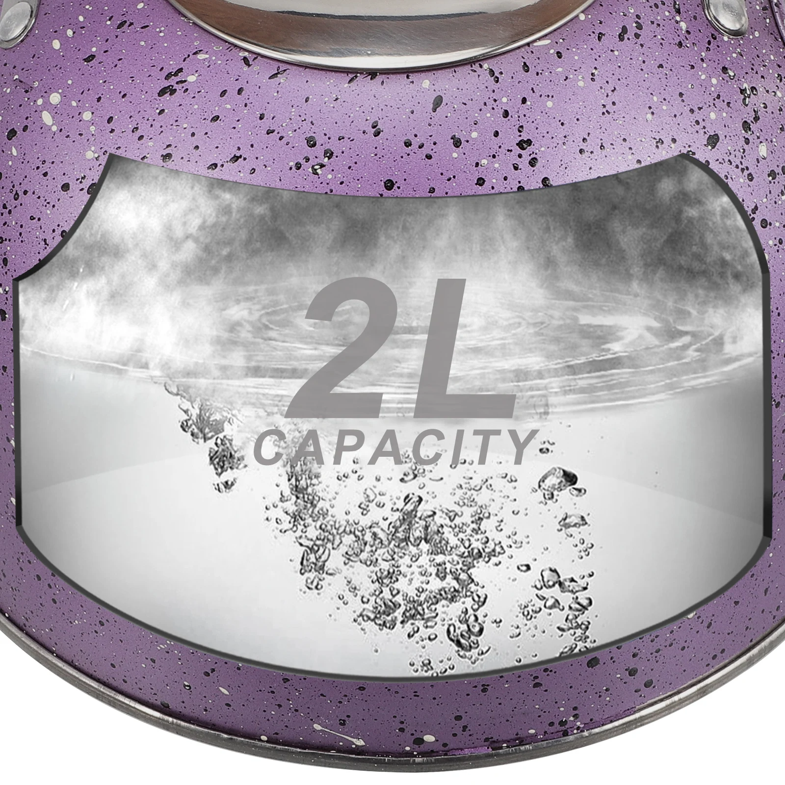 

Stainless Steel 1.5L Whistling Resistant Boiling Pot Gas Stove Compatible Easy Water for Home
