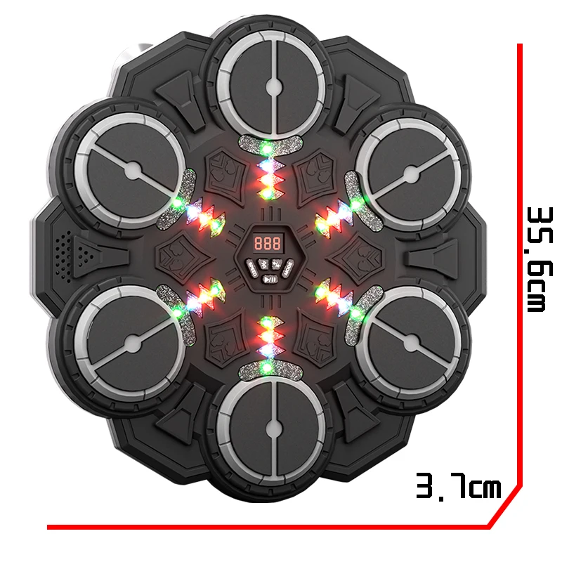 New Design Smart Music Boxing Training Toy New Electronic Music Target Wall Kick Boxing Toy for Adult and Child view 6