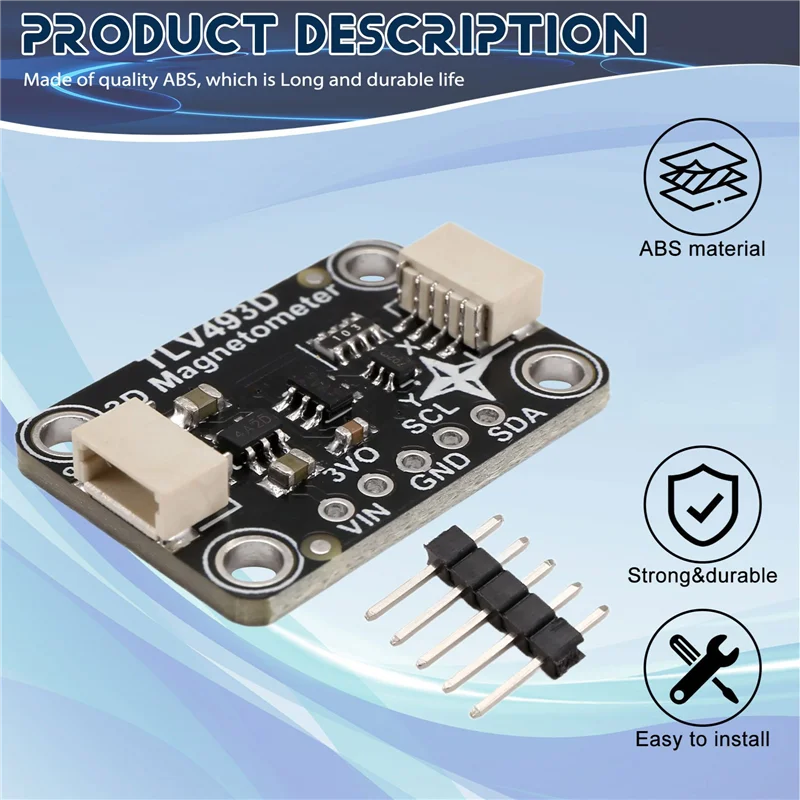T82C Hot Sale-2X TLV493D Triple-Axis Magnetometer Module Compatible With STEMMA QT Qwiic