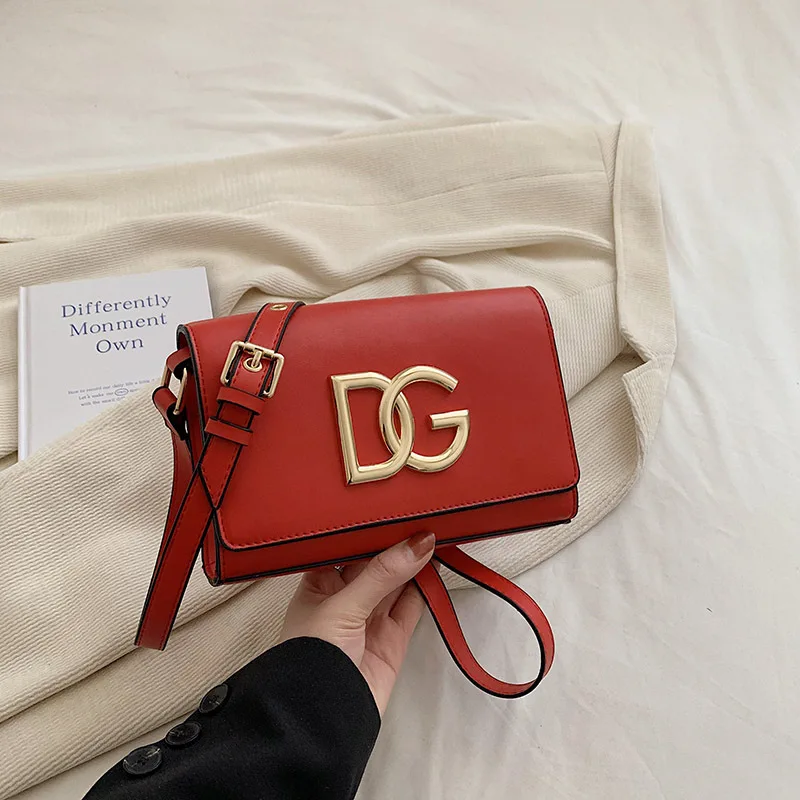 حقيبة كروس نسائية بألوان الحلوى لعام 2025، حقيبة كتف صغيرة مع طباعة حروف، محفظة صغيرة لطيفة للأزياء اليومية #5