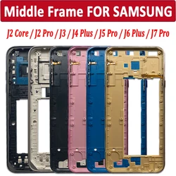 NEW For Samsung J6 Plus J610  J2 Core J3 J2 Pro 2018 J250 J4 Plus Middle Frame Bezel Plate Holder Housing Replace Repair Parts