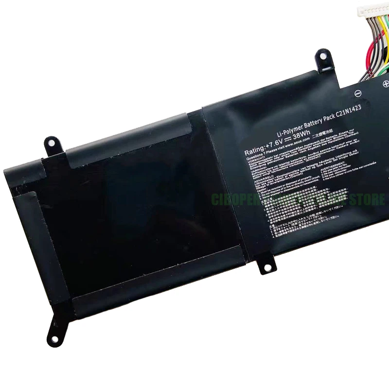 CP Laptop Battery C21N1423 7.6V/38Wh For X302L X302LJ X302LA R301LA F302LJ F302U X302LJ-R4073 X302LJ-R4036H Series Replacement