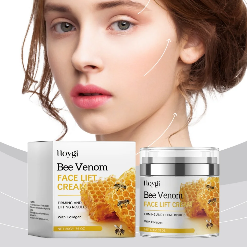 

HOYGIBee Venom Instant Facial Lifting Cream – Firm, Tighten & Smooth Wrinkles for All Skin Types | Anti-Aging