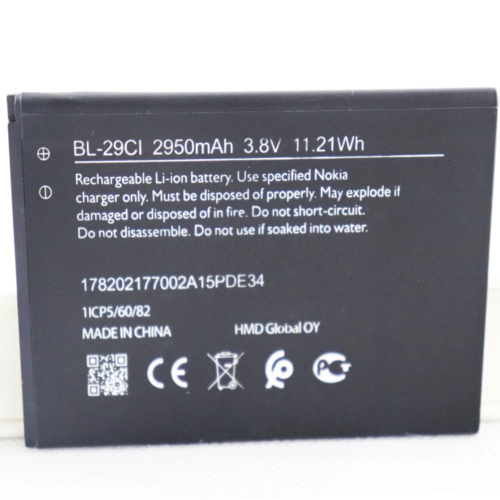 2950mAh BL-29CI Battery For Nokia C10 BL-29CI Mobile Phone Batteries