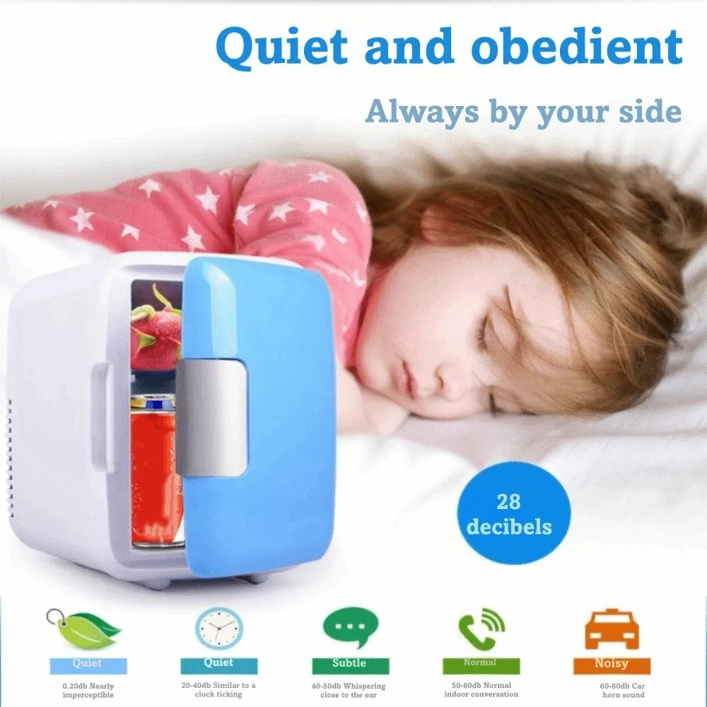 Compact Size Car Refrigerator Constant Temperature Dual Power Mini Fridge Hot Cold Function AC DC Powered Thermoelectric Cooler