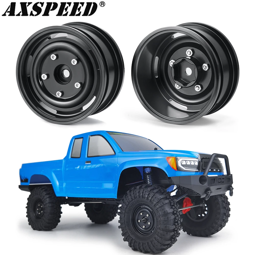 

AXSPEED Metal 1.9 Beadlock Wheel Rim Hub for 1/10 RC Crawler Car Axial SCX10 TRX4 TRX6 D90 Upgrade Parts