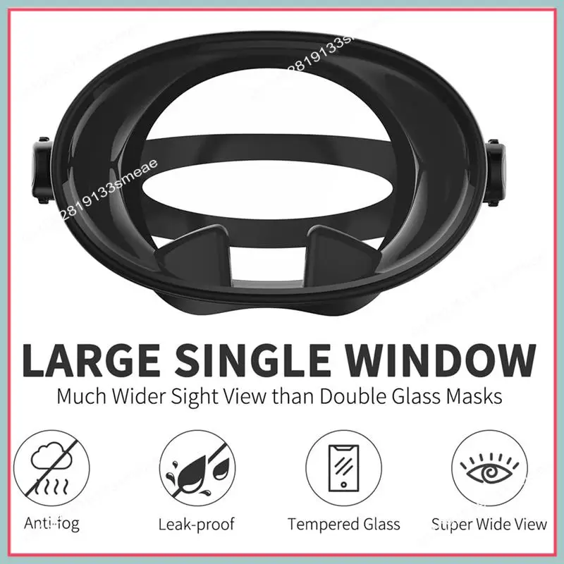 N94R HD Field Of Vision Diving Goggles Waterproof Anti-Fog Explosion-Proof Silicone Goggles Retro Free Diving Masks Durable