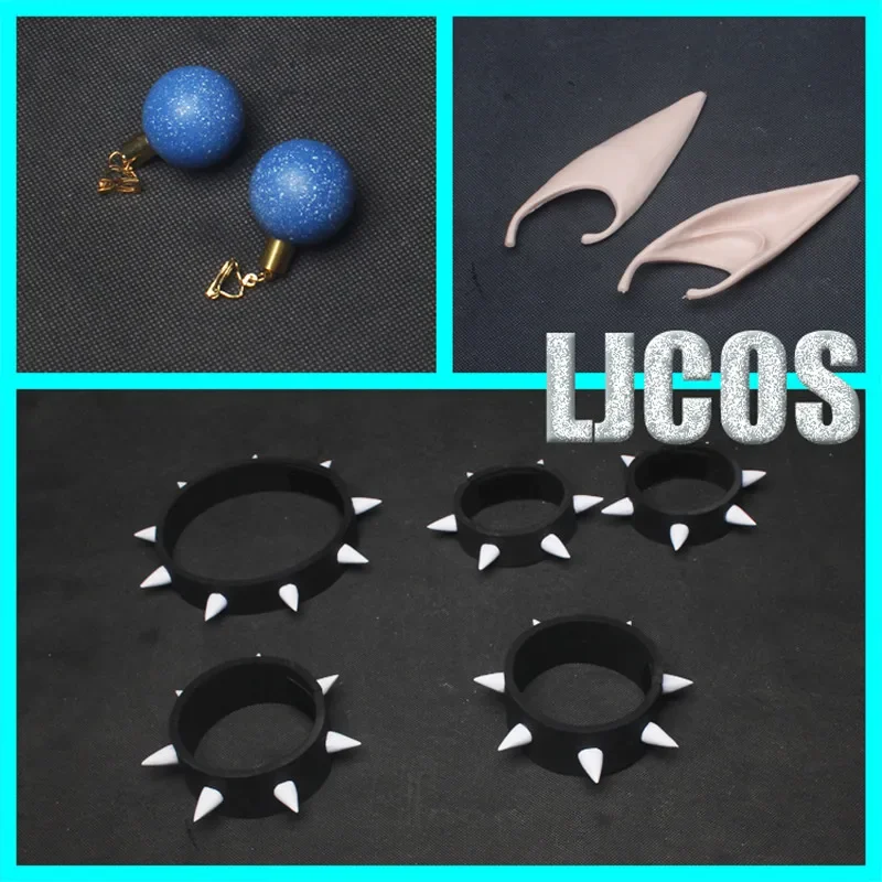 Bowsette Kuppa Koopa Hime Princess Cosplay womonize Crown orecchini corna coda orecchio armatura Choker copricapo Costume di Halloween puntelli