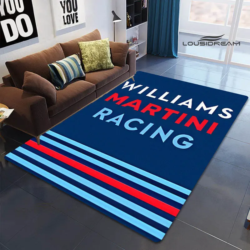 Martini logo printed carpet  living room bedroom beautiful carpet non-slip doormat photography props kawaii rug birthday gift