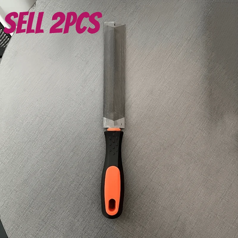 2PCS 6-inch diamond file, metal fine tooth double grain triangular file, woodworking forming file, mixed file, polishing tool