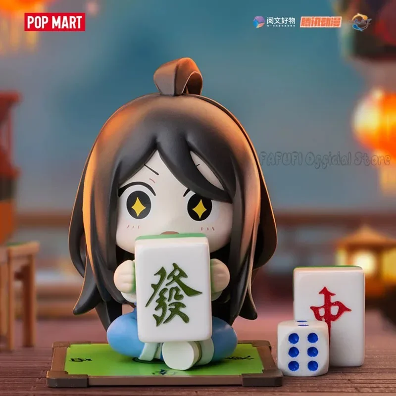 Pop Mart Under One Person Folk Custom Series Blind Box Guess Bag Mystery Box Toys Doll Cute Anime Figure Desktop Ornaments