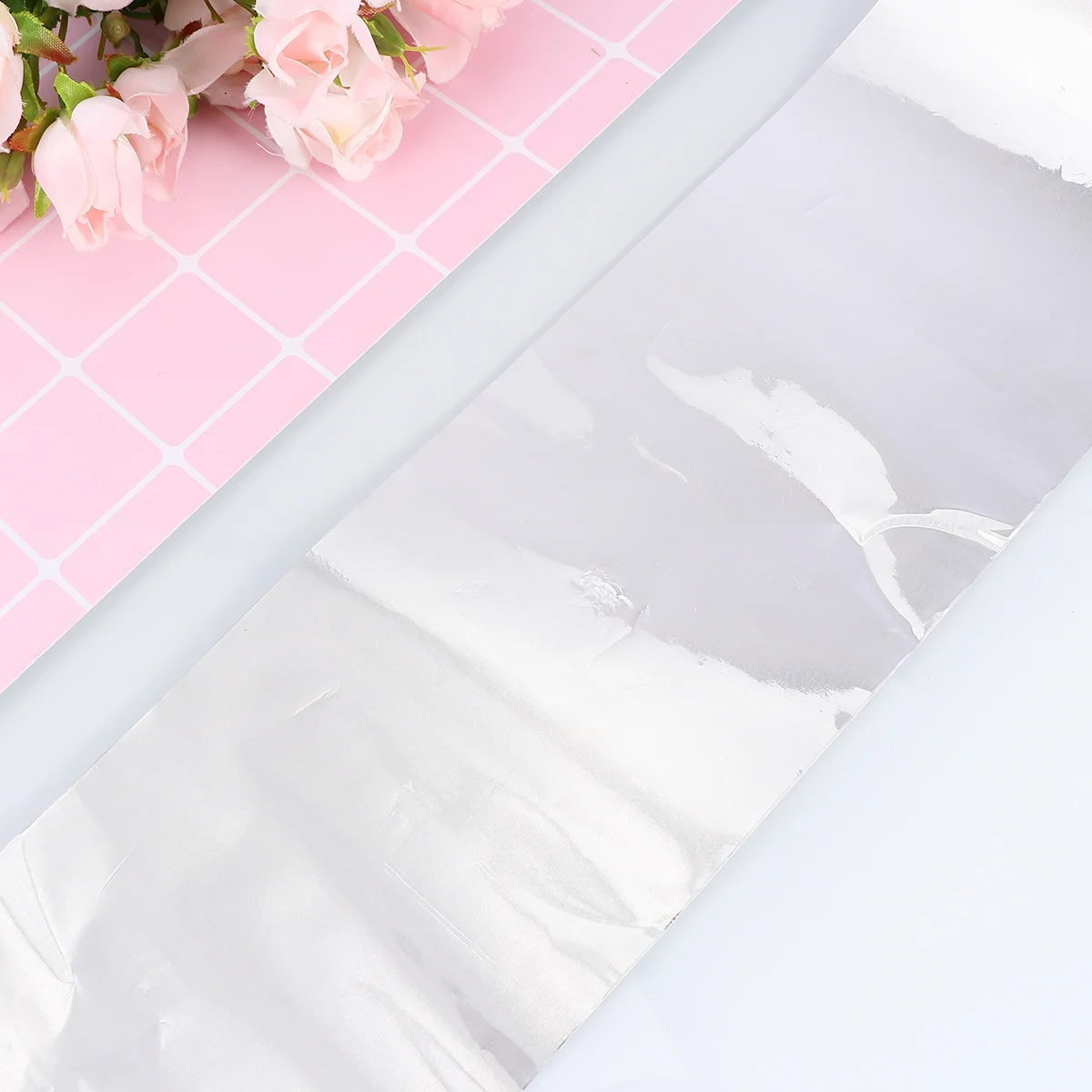 

Width 10cm Hair Coloring Tin Foil Thicken Professional Barber Accessory for Salon DIY Home Use Silver Hair Coloring Tinfoil