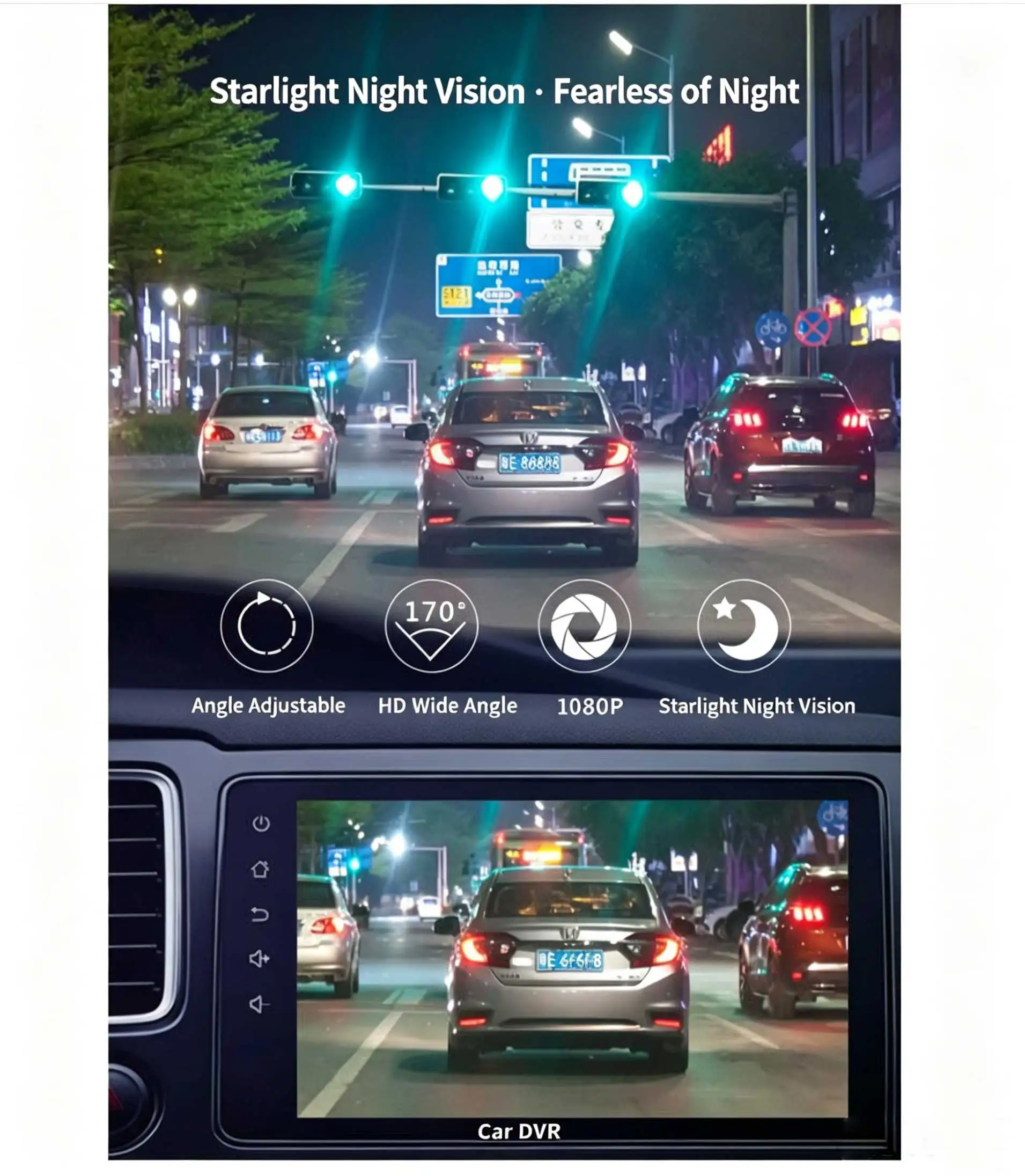 For BYD E5 E1 E2 E3 E5 F0 Qin Pro Song Plus Pro Yuan Pro S2 Car Video Recorder Wifi DVR Dash Camera 4K FHD 2160P Dashing Cam
