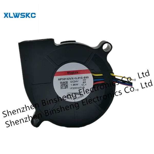 

50*15mm MF50152VX-1L01C-S99 5015 5cm 24V 1.95W 4-wire PWM blower turbine stage light cooling fan