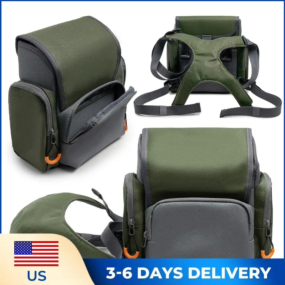 

Нагрудный чехол-сумка для бинокля с карманом для дальномера, регулируемый, большой вместимости, для охоты и туризма