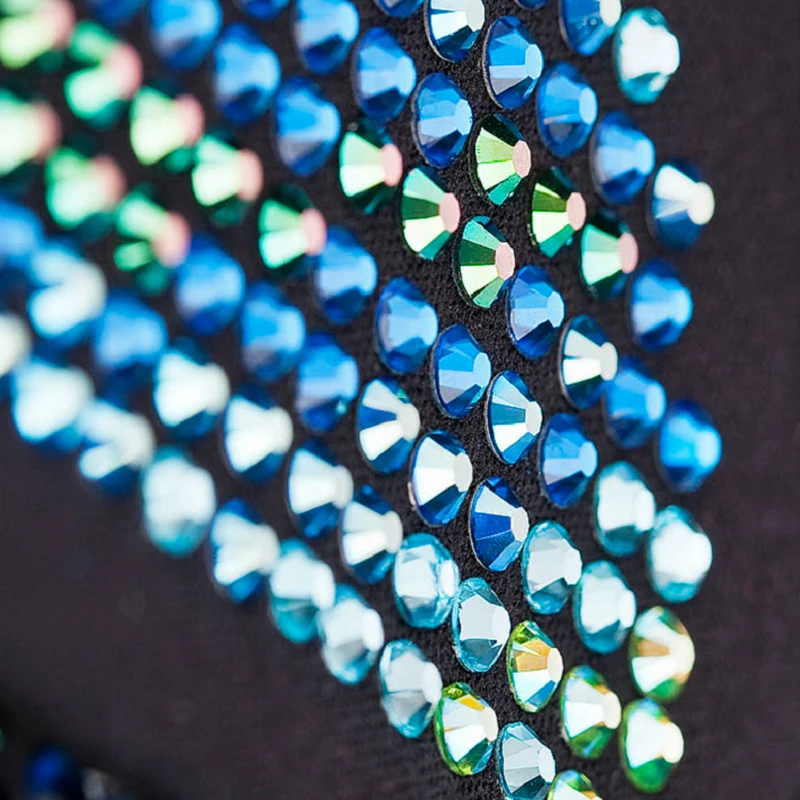 YANRUO Non Hotfix Rhinestones Samples Flat Back DIY Crystals Stones For Crafts