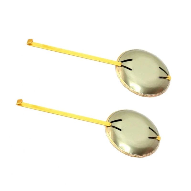 Elegant Gold Pendulum Clock Pendulum Clock Movement Accessories, Metal Swinging Motion Enhancers for Timepieces 1pc/2pcs