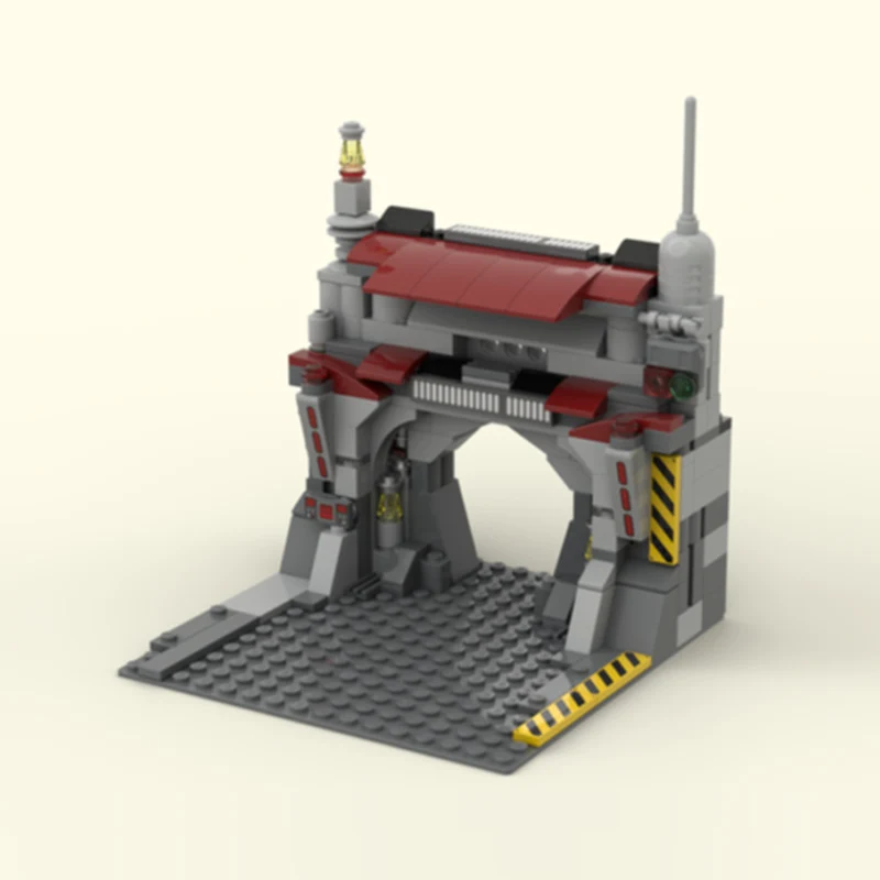 Popular Movie Model MOC Building Bricks Space Base Doorway Diorama Modular Technology Gifts Holiday Assemble Children Toys Suit
