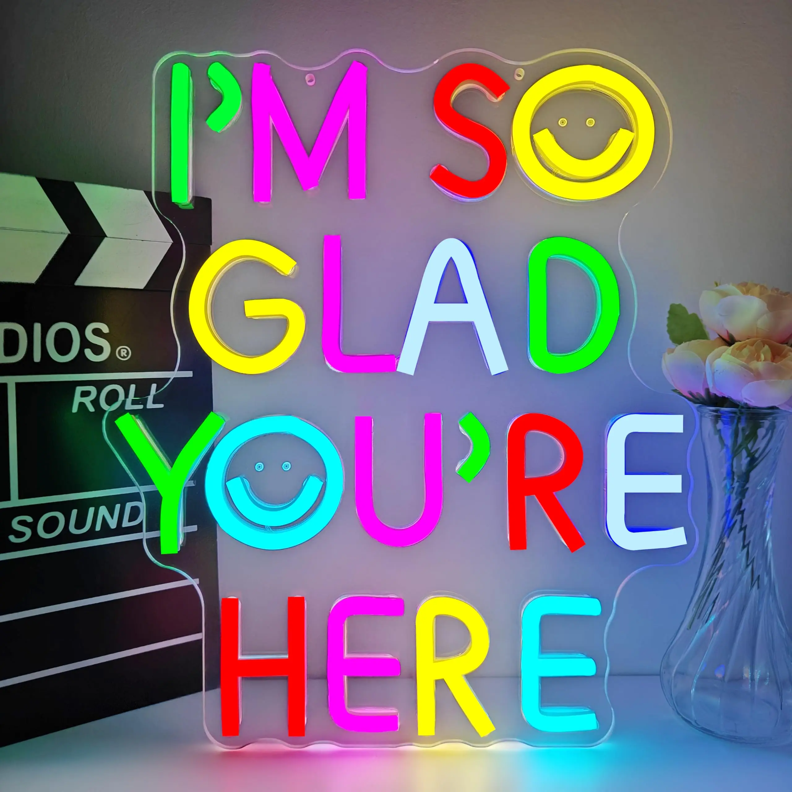 

Я так гала, ты здесь, неоновая вывеска для учителя, декор сезона в школу, магазин для свадебной вечеринки, подарки для дома