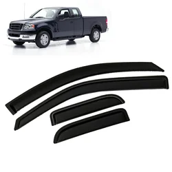 Window Visor for FORD F-150 EXTENDED CAB PICKUP 2004 2005 2006 2007 2008 2009 2010 2011 2012 2013 2014 Wind Deflector Rain Guard