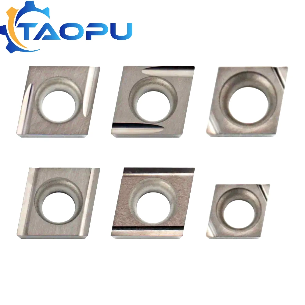 

TAOPU Cutting Metal Lathe Tool CCGT Turning Tool Carbide Blade CCGT030101L-F CCGT040101L-F CCGT040104L-F Hard Alloy