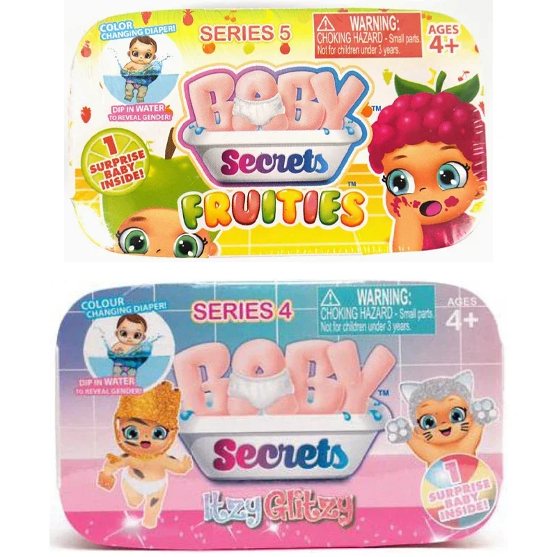 Original Baby Secrets Fruities Itzy Glitz Dolls for Girls Toy Surprise Sets for Dolls Collectible Figurines Action Figure Anime