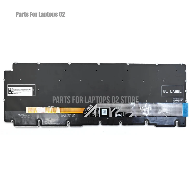 PP New For Dell G15 5510 5511 5515 5520 5521 5525 5530 Series Laptop Keyboard US Black With RGB Backlit