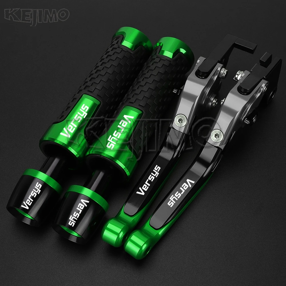 For Kawasaki VERSYS300X VERSYS 300 X 2008-2019 Motorcycle Accessories Adjustable Brake Clutch Levers Handle Bar End Grips Caps