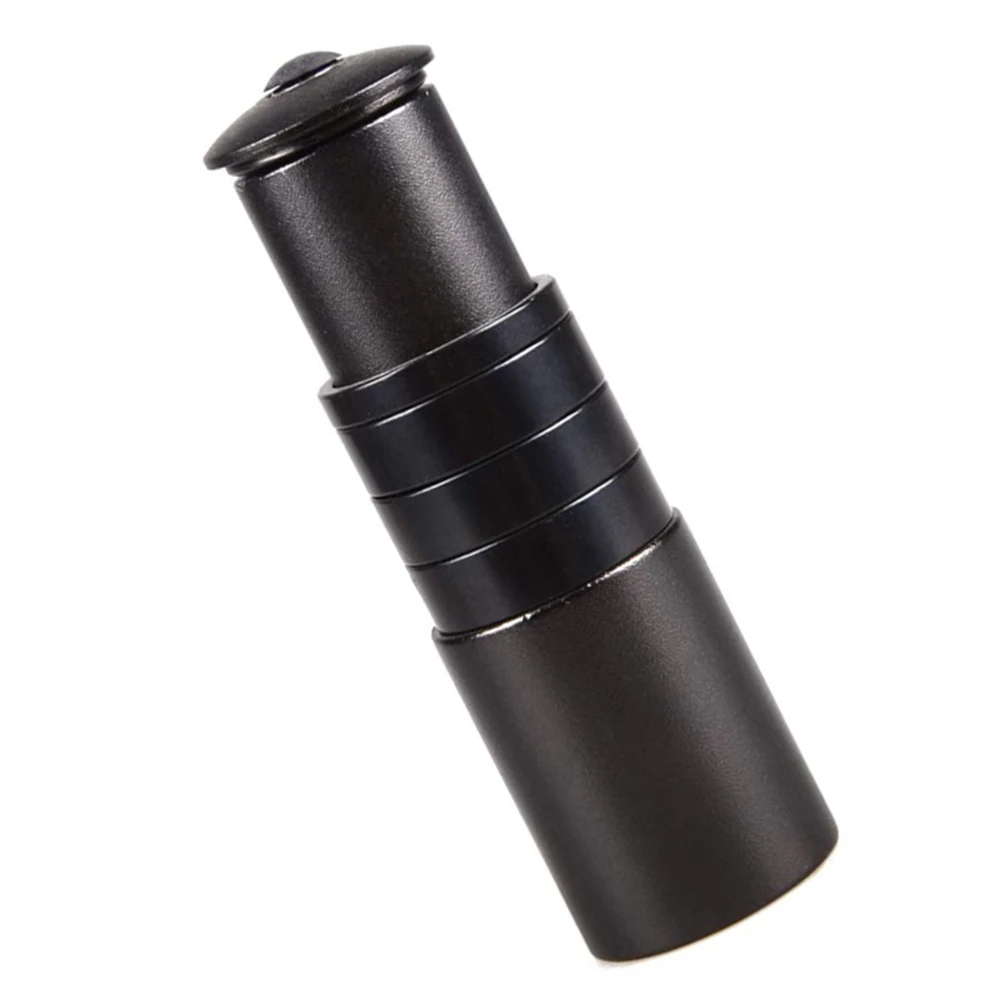 

Aluminum Alloy Bike Fork Stem Riser Extender Extension Cycling Bike Stem Raiser Handlebar Riser Adapter (Black)