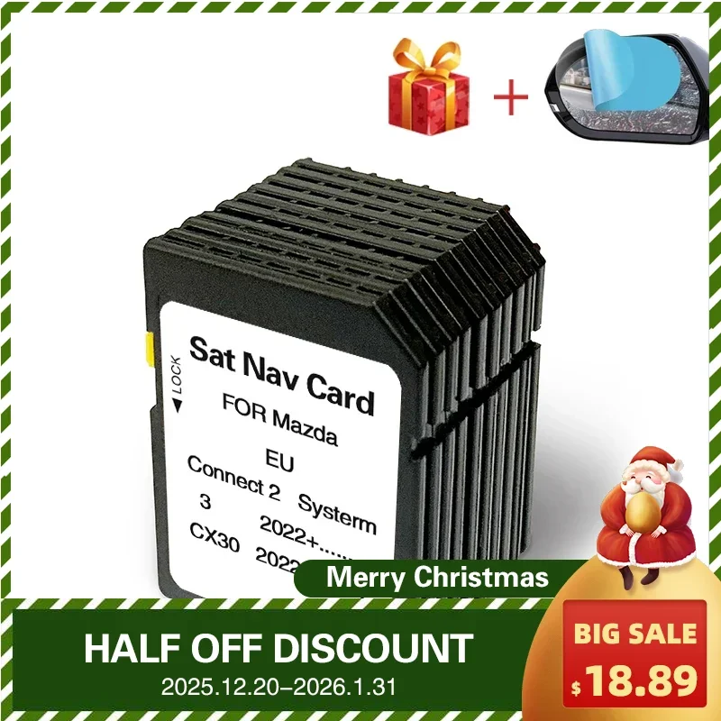 

2024 Latest Update Maps Europe Russia Ukraine Turkey Version GPS SD Navigation Card for Mazda 3 CX30 2022+ Vehicle Accessories