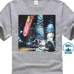 Back To The Future White T Shirt Size S Xxxl 80S Marty Mcfly Hoverboard Air Mag