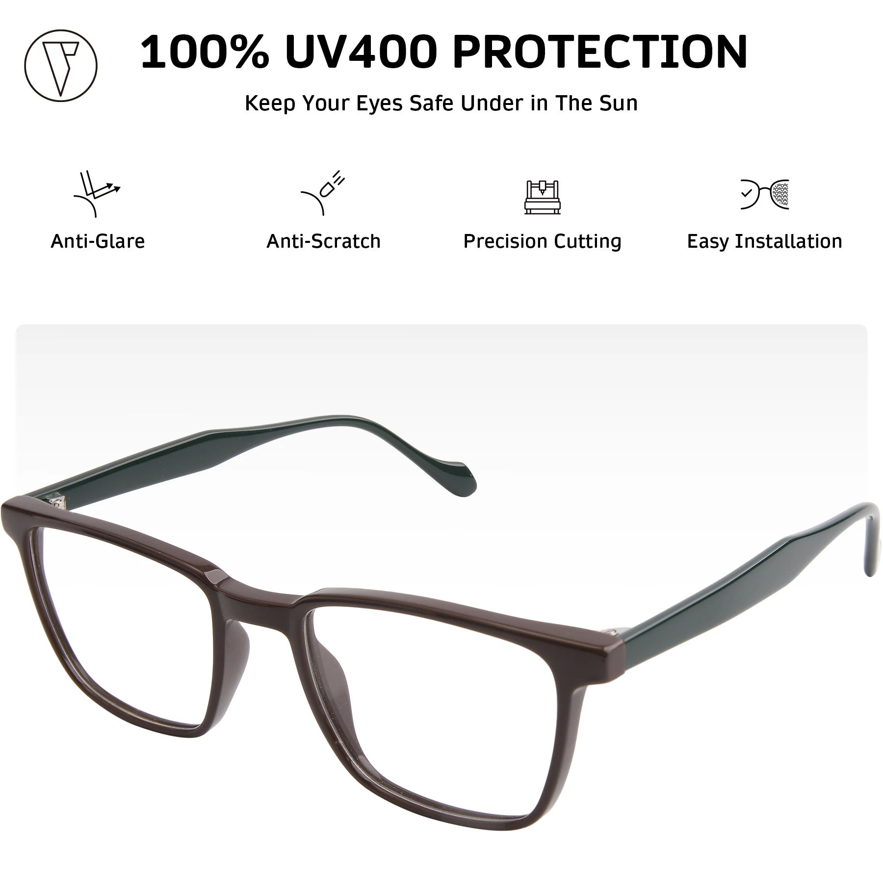 Солнцезащитные очки/очки по рецепту ONDEX, стильные поляризационные линзы UV400, фотохромные линзы, персонализированная мощность от 1,00 до 8,50