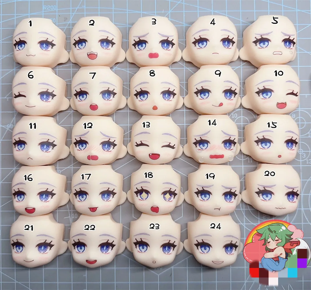 

Cosmile Genshin Impact Furina Handmade OB11 Water Paste Face Alternate Face Expression Cosplay C