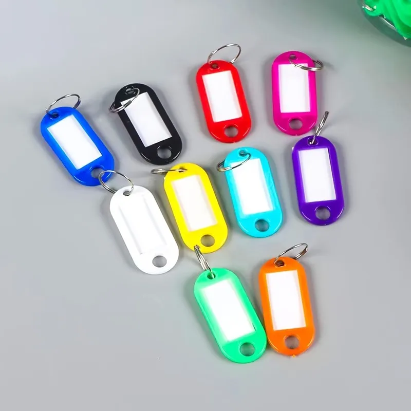 Luggage Identification Tags 25 pcs, Clear Information Display, Random Color Assortment, for Home Storage Organizing