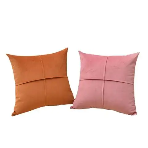 

Мягкая бархатная наволочка для подушки, наволочка для дивана, гостиной, 45*45, однотонная декоративная искусственная наволочка