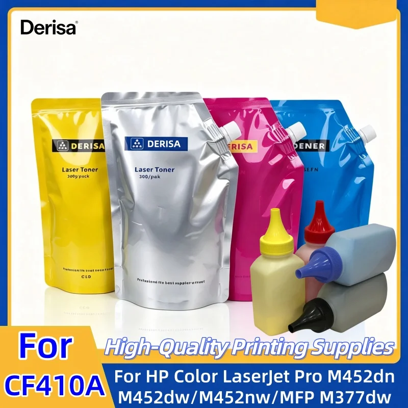 300g/pcak Universal Toner Powder for HP Color LaserJet MFP M377dw M477fdn M477fdw M477fnw CF410A CF411A CF412A CF413A