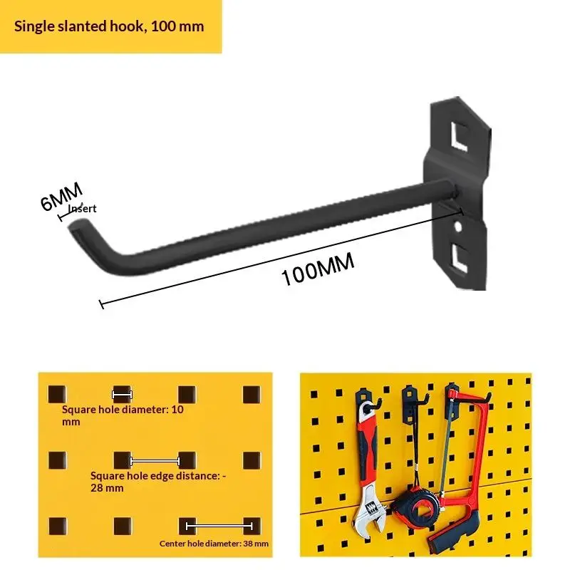Heavy Duty Steel Garage Storage Hook Assorted Size For Organizing Tool Bike Ladder For Home Workshop Storage Organizer Holder