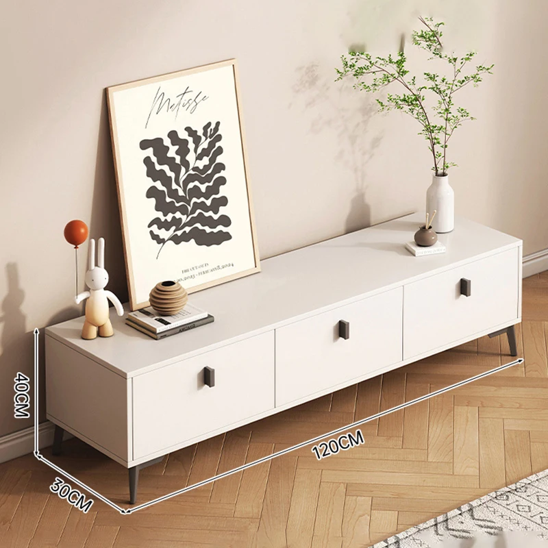 Unique Elegant Tv Stand Modern White Simple Minimalist Display Cabinet Glamour Retro Cassettiera Camera Da Letto Furniture