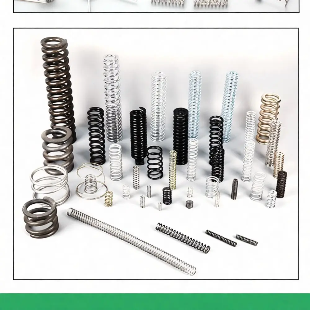 Stationery Maintenance Parts For Gel Pens Coil Springs Compression Mechanism Replacement Refill Tools Galvanized Steel Component