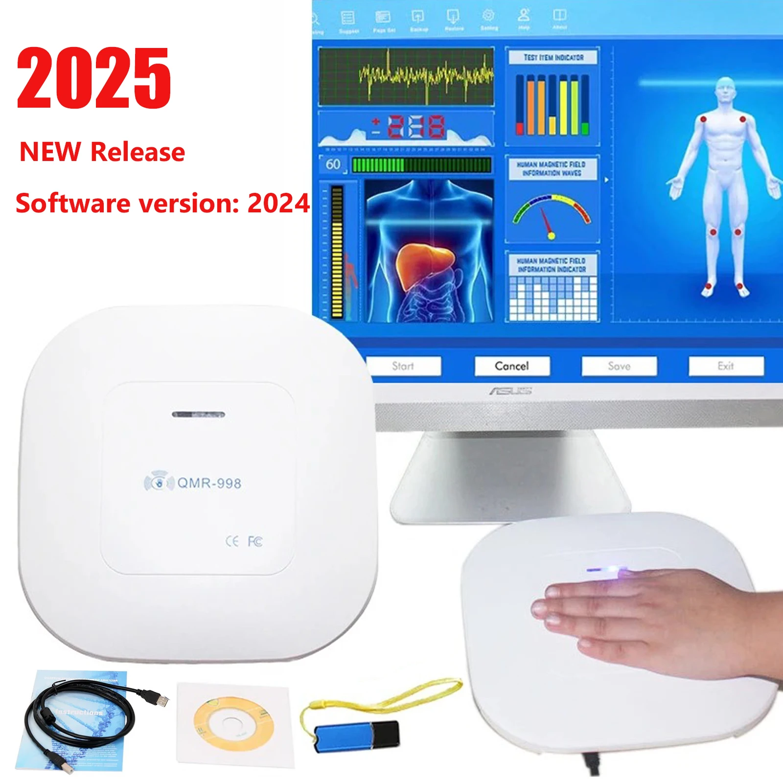 2025 Quantum Resonance Magnetic Analyzer Health Analyzer Health Diagnosis Machine Multiple Quantum Body Analyzer With 54 Reports