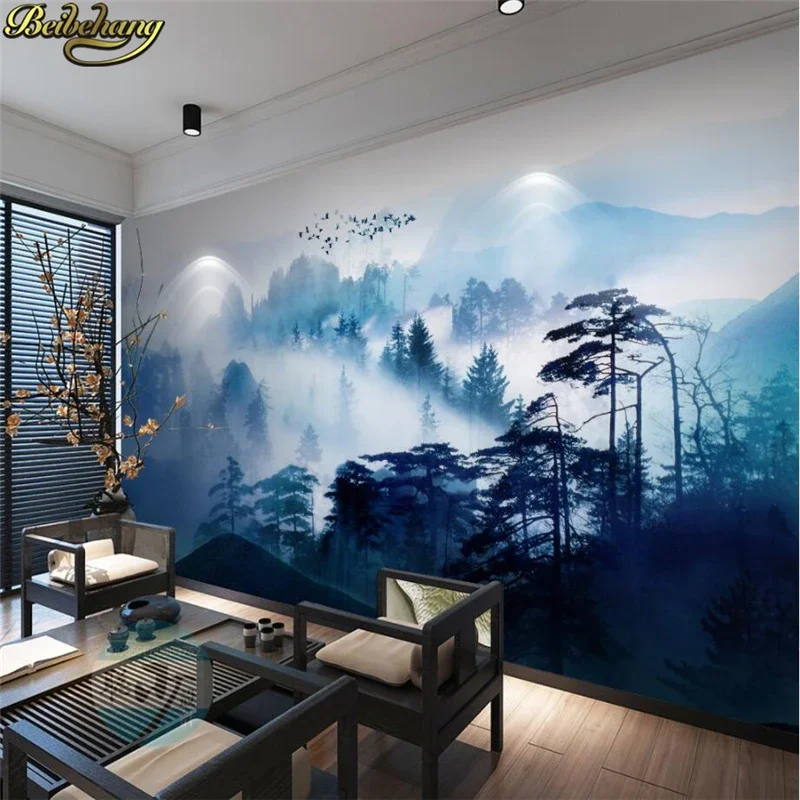 custom wall-paper Ink painting photo wall mural wallpaper for walls 3 d wall paper for living room TV background stickers