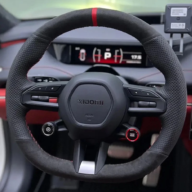 

Для Xiaomi SU7 max DIY сшитый вручную чехол на руль кожаный, специальный, все включено, внутренняя модификация