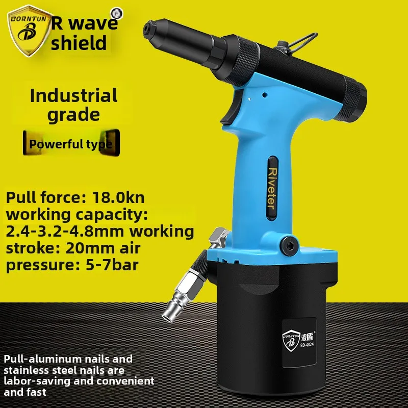 Bodun Hydraulic Pneumatic Rivet Gun Aluminum Rivet Gun Stainless Steel Rivet Gun Bd-4824 - view 3