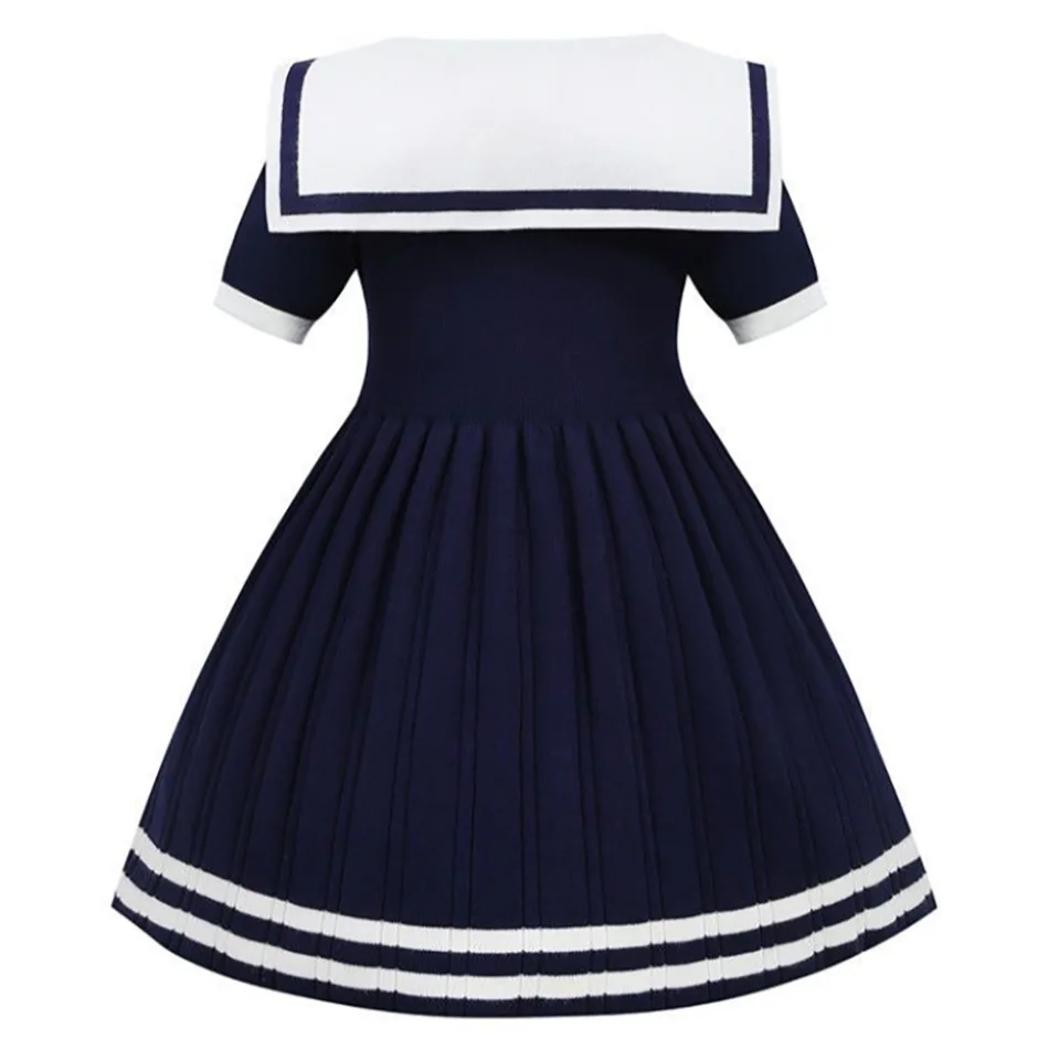 Stylish and Comfortable Summer Short Sleeve Lolita Kids Dress Kids Princess Dress Girls Events and Outings Casual Dresses